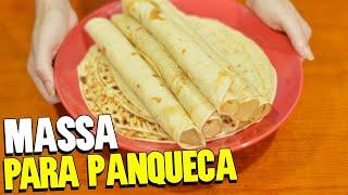 RECEITA DE MASSA DE PANQUECA BÁSICA NO LIQUIDIFICADOR