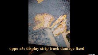 oppo a5s display strip track damage fixed | RAJAN MOBILES |  #SHORTS