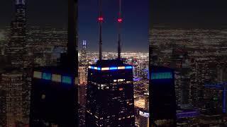 1000' feet up at night in Chicago with the @DJI Mavic 3.  Can't wait to get the Mavic 3 Pro soon! 