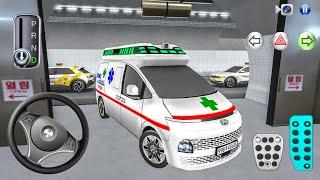 New Ambulance Van Hyundai Staria Emergency Exit - 3D Driving Class - Best Android ios Gameplay 2025