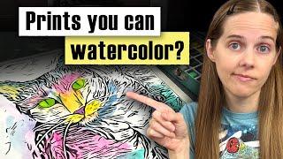 Can You Watercolor Art Prints Made with Epson P900 & Epson Cold Press Paper?