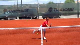 Andreas Petrou 6 years and 3 months old volley - smash