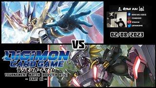 Digimon Card Game Tournament Match Booster BT14 (part01) - Ulforceveedramon X vs Blackwargreymon X