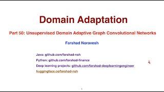 Part 50: unsupervised domain adaptive graph convolutional networks