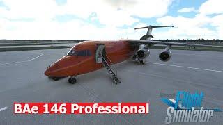 Just Flight BAe 146 Professional | FULL REVIEW FLIGHT | Study Level Aircraft | MSFS 2020