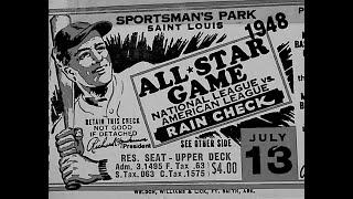 1948 MLB ALL STAR GAME film 7/13/48 Sportsman's Park St. Louis  B&W