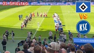 HSV - Karlsruher SC Fans STADION & 2. Bundesliga 2024/25