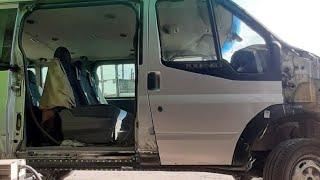 Замена порогов Ford Tourneo Transit. Сварка, капитальный ремонт. Ремонт кузова Ford Transit Tourneo