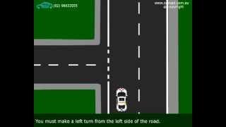 Turn Left - Animated Driving Video Lessons by Onroad Driving School