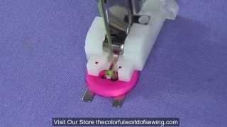 How to Use the Button Sewing Foot