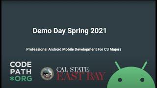 CodePath Android Course Demo Day | CSU East Bay