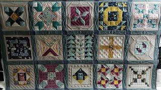 Longarm quilting (Sewcial bee Sample)