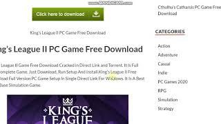 King’s League II PC Game Free Download