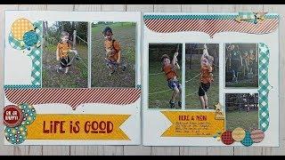 Life is Good - Keller's Creations - Perfect Pages - 2 Page Layout