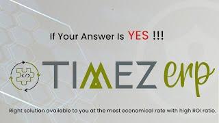 Best ERP Software Solutions | TimezERP