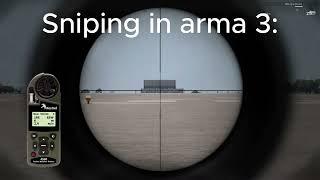 Sniping in other games VS sniping in ArmA 3