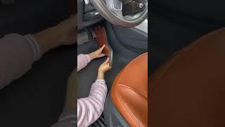 Car wooden floor mats special for special cars customized mats recommended.