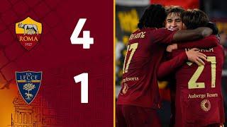 ROMA 4-1 LECCE | SERIE A HIGHLIGHTS 2024-25