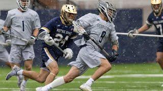 Georgetown vs NotreDame Lacrosse Highlights | 2024 College Lacrosse