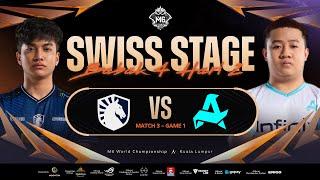 [ID] M6 Swiss Stage Hari 6 | Babak 4 | AURORA MLBB VS TEAM LIQUID ID | Game 1