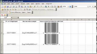 How to Make UPC in Excel with Azalea Barcode Tools