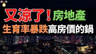 雪崩！数据大跌！房地产又凉了？出生率“惨不忍睹”！80、90后不生娃，未来社会发展如何为继？