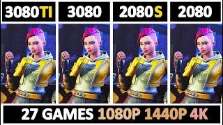 RTX 3080TI vs 2080 Super vs 3080 vs 2080 | Tested 27 Games |