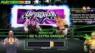 End of Streak Event 3 The Undertaker vs Triple H WWE MAYHEM 2K23