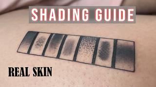 Tattoo Shading Guide on Real Skin - 7 Tattoo Shading Techniques