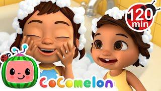 Nina's Bubble Bath Play!  | MORE CoComelon Nursery Rhymes and Kids Songs | Animals for Kids