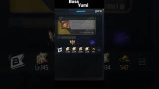 Boss Yumi top 29 in region BR rank ||free fire || #freefireshorts #viral #shorts#ff #videos