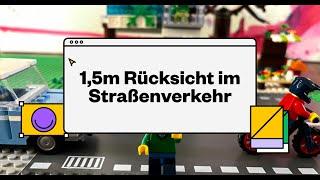 1,5m Sicherheitsabstand im Straßenverkehr