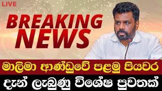 මාලිමා ආණ්ඩුවේ පළමු පියවර දැන් ලැබුණු විශේෂ පුවතක් | Breaking News