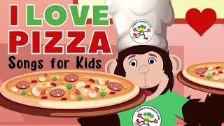 Pizza Song | I love Pizza | Mamma Mia | Italian Pizzeria | Banana Pizza | Cheeky Monkey Club