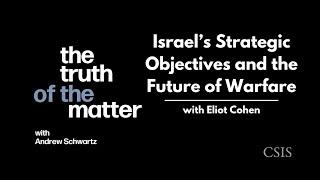 Israel’s Strategic Objectives and the Future of Warfare