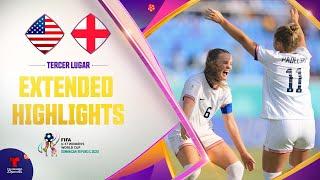 USA vs Inglaterra | Highlights Copa Mundial Femenina Sub-17 | Tercer lugar | Telemundo Deportes