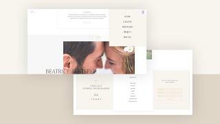 Download a FREE Header & Footer Template for Divi’s Wedding Photographer Layout