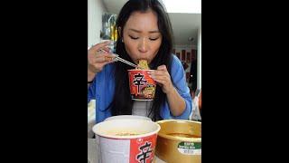 Testing all the Shin Ramen! #koreanfood #asianfood #ramen