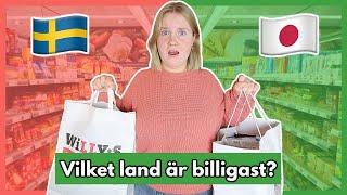 Köper samma varor i Japan och Sverige | Vilket land är billigast?