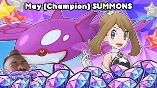 May (Champion) and Shiny Primal Kyogre Summon Session | May Master Fair Scout in Pokémon Masters EX