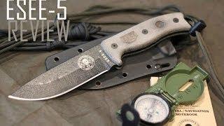 Randall's Adventure and Training ESEE-5 Knife- Black Scout Reviews