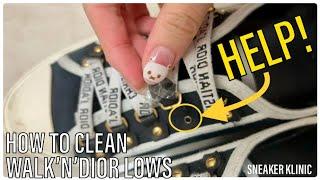 Cleaning the Dior Walk'N'Dior Canvas Lows! Sneaker Cleaning