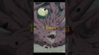 TOP 10 MOST STRONGEST TAIL BEAST IN NARUTO #naruto #anime #youtube #edit #short