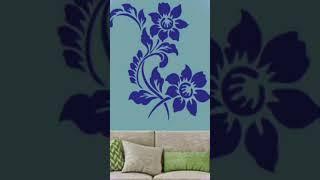 House interior stencil design || Stencil decoration || home wall decoration || world of Bidhan ||