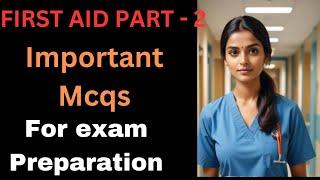 RRB 2024 NURSING SUPERINTENDENT- exam preparation on subject- first aid