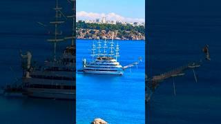 Beautiful  Antalya Türkiye Pirate Ship #sea#antalya#turkey#travel#pirates#ship#beautiful#nature