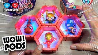 WOW! PODS de MARVEL - Coleccionables apilables y con luz