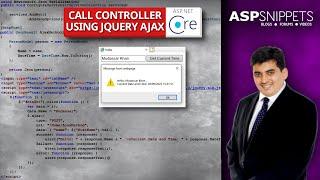 Call Controller using jQuery AJAX in ASP.Net Core MVC