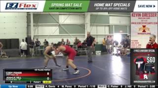 195 Cody Fisher Iowa Gold vs Joshua Hill Michigan Red 8390980104