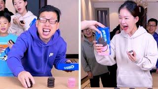 Guess The Flavor Of Oreos Blindly. Who Has The More Sensitive Mouth? Who Wins The Most Cookies?#Fun